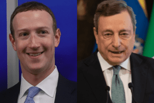 Metaverso: Draghi e Zuckerberg